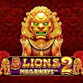 5 Lions Megaways 2 slot visual from Pragmatic Play available on nv-casino.net.pl