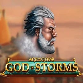Official Slots logo: Age Of The Gods: God of Storms by Playtech at NV Casino