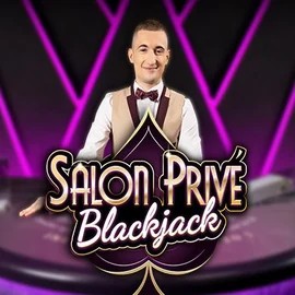 Blackjack Salon Privé online game logo by Ezugi on nv-casino.net.pl