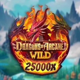 Dragons of Arcane Wild casino game by Foxium – featured logo at NV Casino