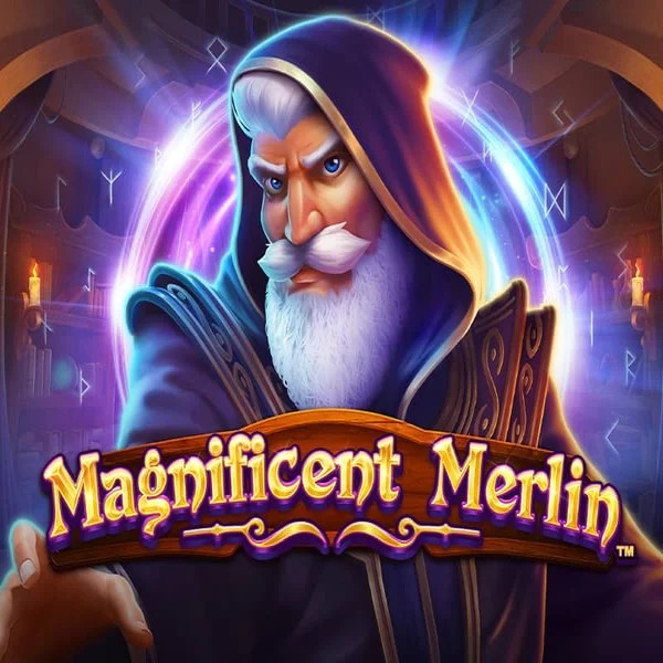 Magnificent Merlin logo by Greentube at NV Casino
