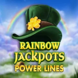 Rainbow Jackpots Power Lines slot logo by Red Tiger Gaming at NV Casino