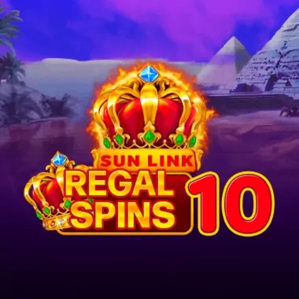 Regal Spins 10 online game logo by PatePlay on nv-casino.net.pl