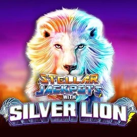 Enjoy Stellar Jackpots with Silver Lion by Lightning Box Game – logo hosted on nv-casino.net.pl